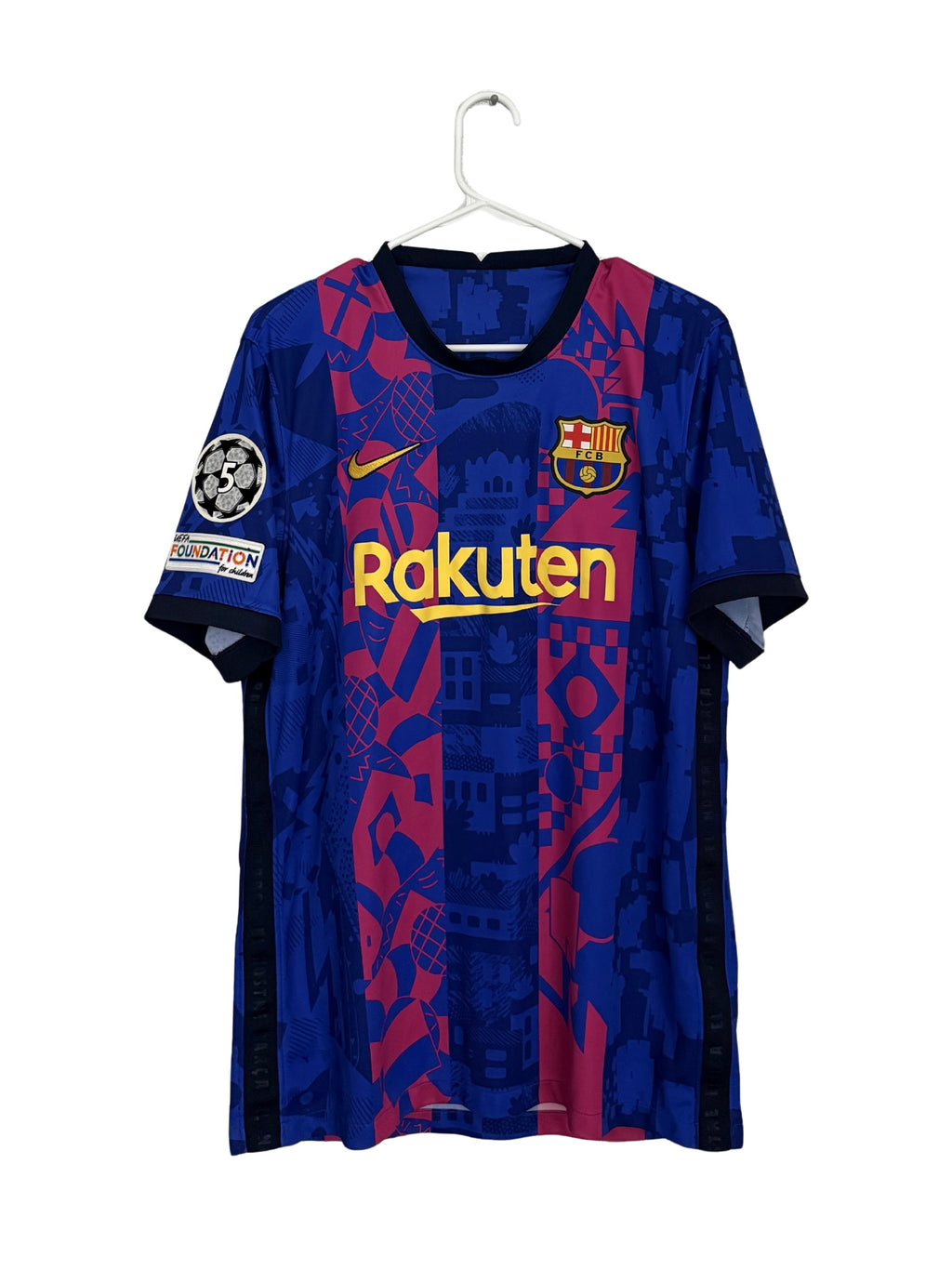 FC Barcelona 2021-22 Ansu Fati #10 UCL Home jersey (L)